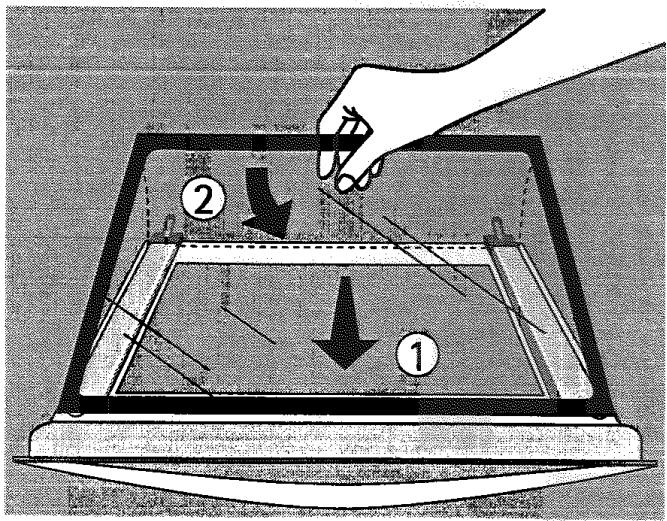 ARMAR FE 4409 NG - Remettre en place la vitre de la porte - 1