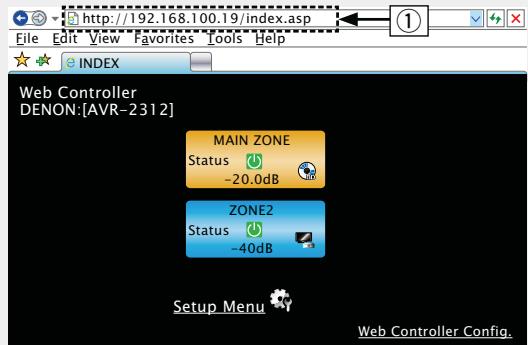 DENON AVR-2312 - Fonction de contrôle internet - 2