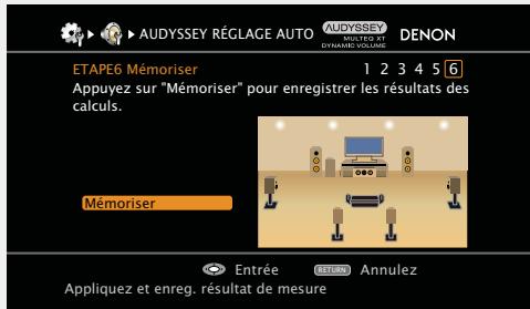 DENON AVR-2312 - Sélectionner “mémoriser” et appuyez ensuite sur ENTER. - 1
