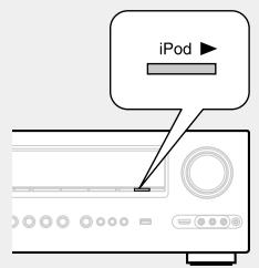 DENON AVR-2312 - Appuyez sur ipod ▷. - 1