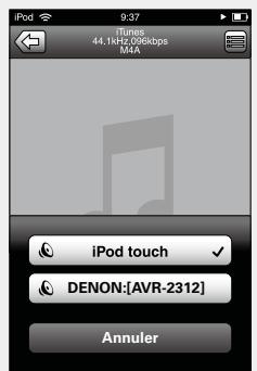 DENON AVR-2312 - Jouer directement de la musique d'iphone, ipod touch, ou ipad - 2