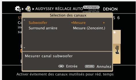 DENON AVR-2312 - Configuration de "sélection des canaux - 3