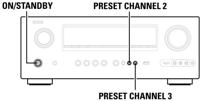DENON AVR-2312 - Réinitialisation du microprocesseur - 1