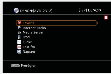 DENON AVR-2312 - ② Connecter l'ipod directement au port USB pour la lecture - 1