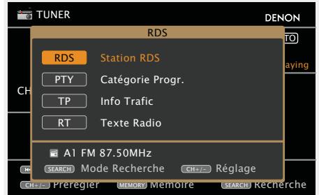 DENON AVR-2312 - Recherche RDS - 1