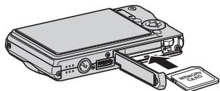CASIO EX-S770 - Insérez une carte mémoire dans l'appareil photo. - 1