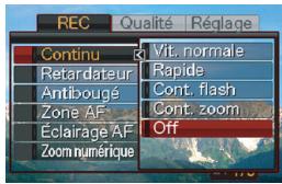CASIO EX-S770 - Exemple d'écran de menu - 2