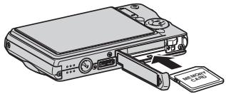 CASIO EX-S770 - Insérez une carte mémoire dans l'appareil photo. - 1