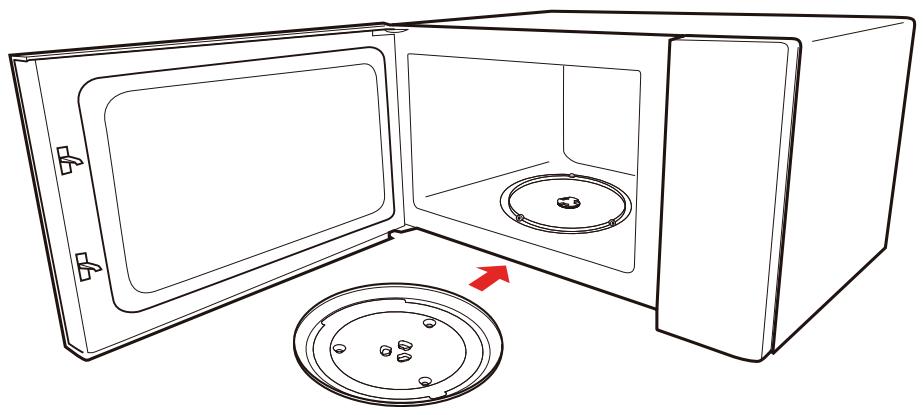 TOSHIBA MV-SAM20TBK - Turntable Installation - 2