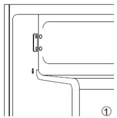 THOMSON TH122 - INVERSION DU SENS D'OUVERTURE DE LA PORTE - 4