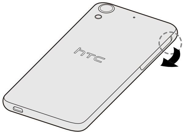 HTC DESIRE 626 BLANC - Insérer une carte nano SIM - 1