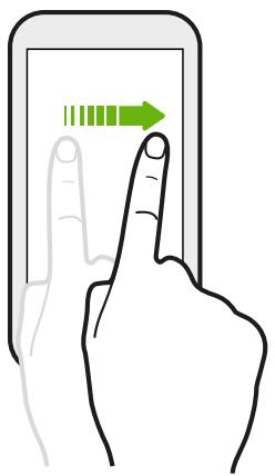 HTC DESIRE 626 BLANC - Faire glisser - 1