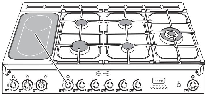 FALCON EXL 110 DFIV - Table de cuisson vitrocéramique/ plaque à griller - 1