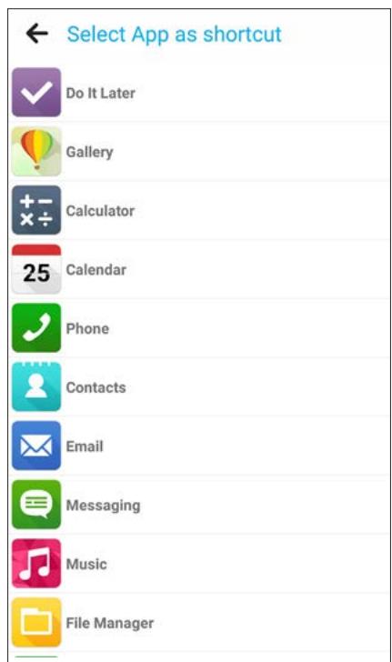 ASUS ZENFONE2 ZESOORL 86 - Customizing the quick access buttons - 3