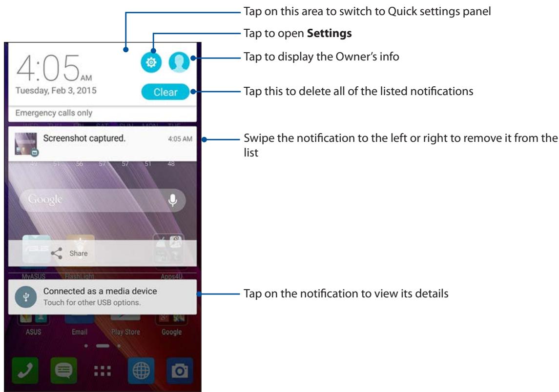 ASUS ZENFONE2 ZESOORL 86 - System notifications - 1