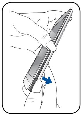 ASUS ZENFONE2 ZESOORL 86 - Removing a Micro-SIM card - 1