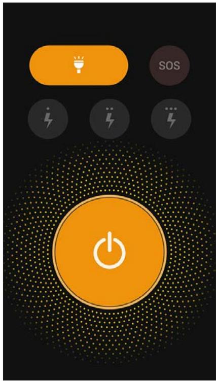 ASUS ZENFONE2 ZESOORL 86 - Flashlight menu options - 1