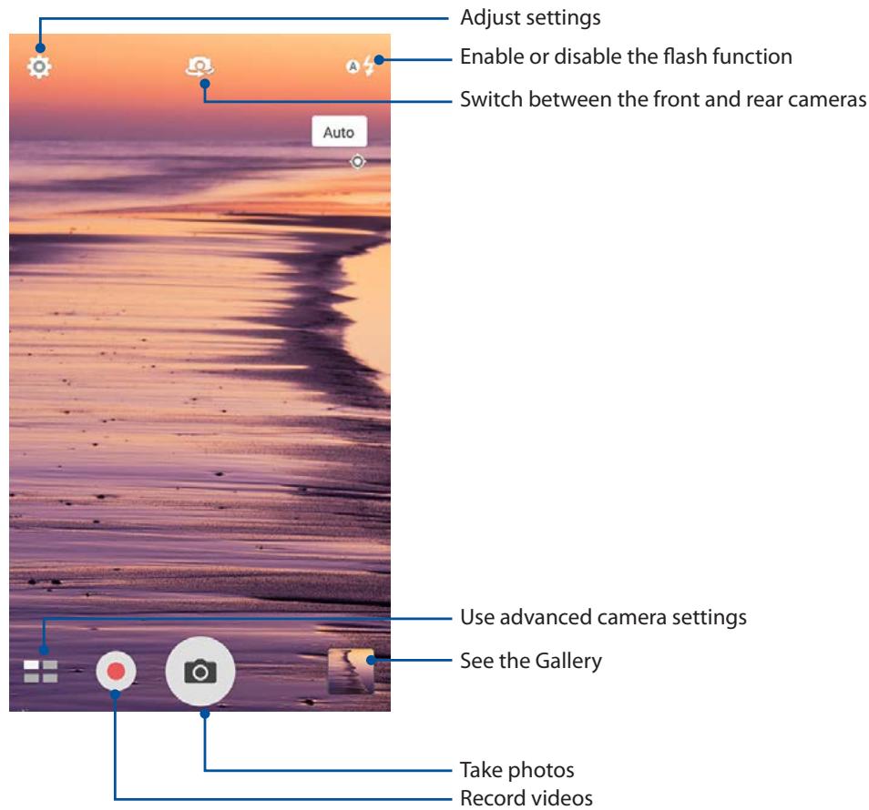 ASUS ZENFONE2 ZESOORL 86 - Camera home screen - 1