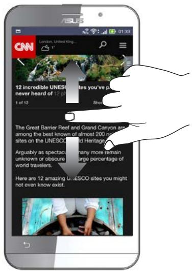 ASUS ZENFONE2 ZESOORL 86 - Moving through pages or screens - 2