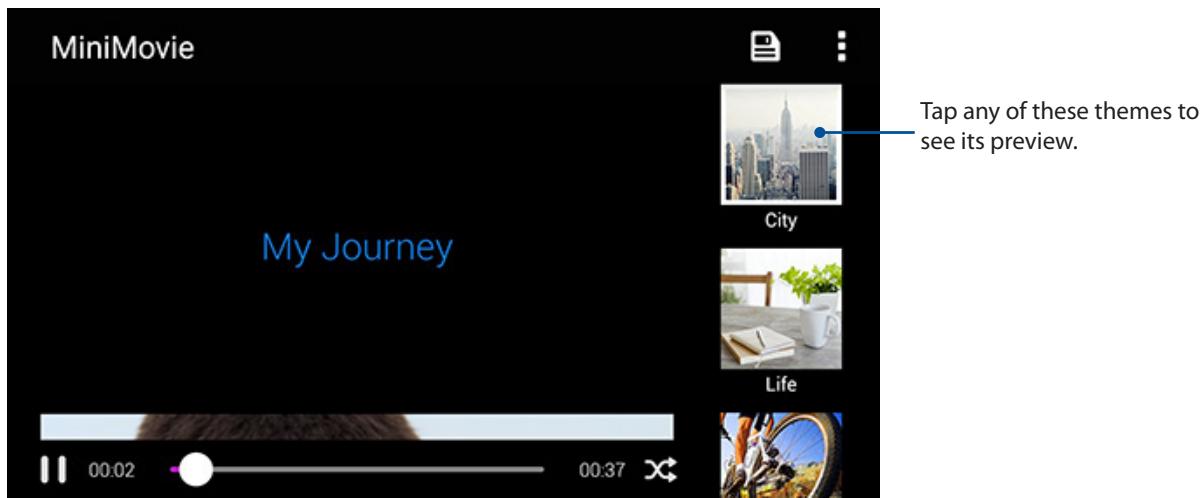 ASUS ZENFONE2 ZESOORL 86 - Using MiniMovie - 3