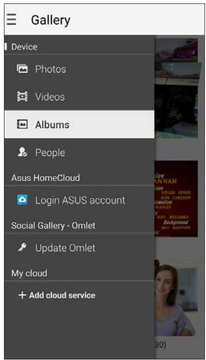 ASUS ZENFONE2 ZESOORL 86 - Viewing files from your social network or cloud storage - 1