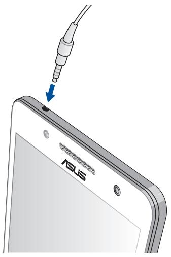 ASUS ZENFONE2 ZESOORL 86 - Connecting the audio jack - 1