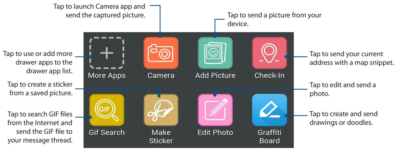 ASUS ZENFONE2 ZESOORL 86 - Using drawer apps - 1
