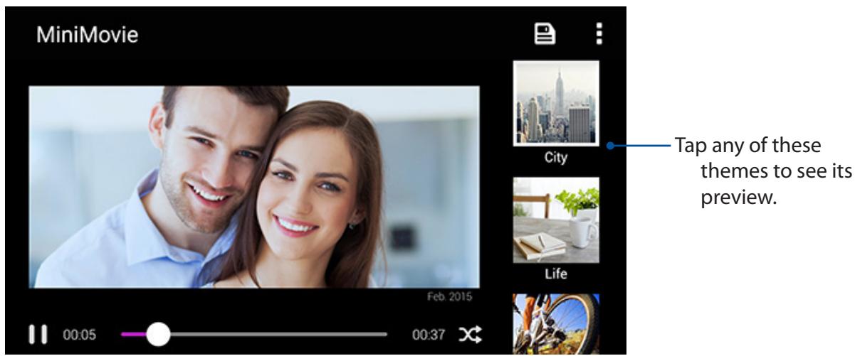 ASUS ZENFONE2 ZESOORL 86 - Using MiniMovie - 1
