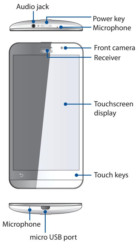ASUS ZENFONE2 ZESOORL 86 - Parts and features - 1