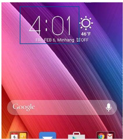 ASUS ZENFONE2 ZESOORL 86 - Launching Clock - 1