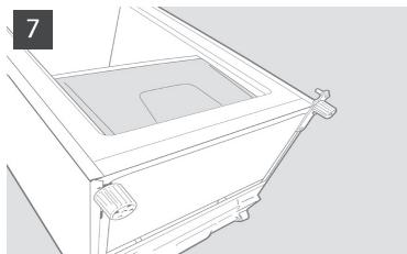 WHIRLPOOL Wm1550A - Inversion du sens de l'ouverture de la porte du compartiment intérieur - 1