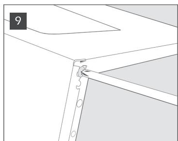 WHIRLPOOL Wm1550A - Inversion du sens de l'ouverture de la porte du compartiment intérieur - 3