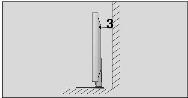 LG-GOLDSTAR 37LC2R - Comment FIXER le système de montage au MUR pour éviter la CHUTE du téléviseur - 3