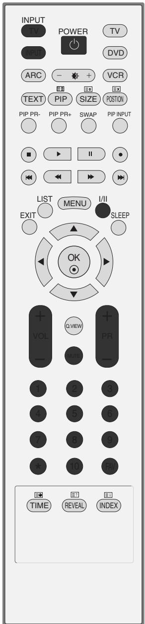 LG-GOLDSTAR 37LC2R - Sélection de la langue pour l'affichage écran (en option) - 1