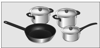 NEFF T66566NO - Récipients appropriés - 1