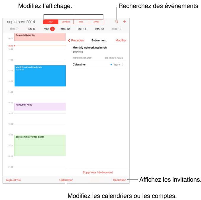 APPLE IPAD AIR 1 16 SG - Calendrier en un coup d'œil - 1
