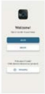 HAIER HTW5620CNMP - Step 2 Create your account in the hOn-App or log in if you already have an account. - 1