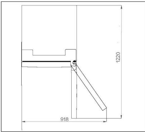 HAIER HTW5620CNMP - Spazio necessario - 1