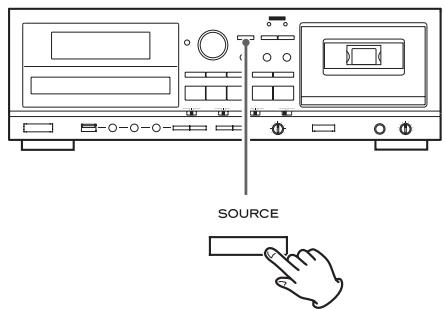 TEAC AD-RW900 - Sélection de la source d'enregistrement - 1