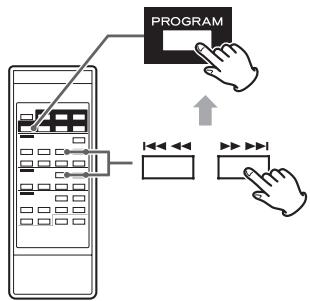 TEAC AD-RW900 - Appuyez sur les touches de saut (i◀◀ ou ▶▶▶) de CD/USB pour sélectionner un fichier/piste, puis appuyez sur la touche PROGRAM. - 1