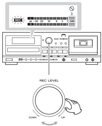 TEAC AD-RW900 - (Quand vous enregistrez depuis une cassette, l'entrée LINE IN ou PHONO) - 1