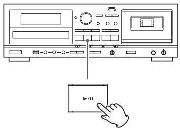 TEAC AD-RW900 - Pour mettre en pause l'enregistrement - 1