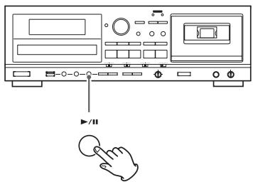 TEAC AD-RW900 - Pause temporaire de la lecture - 1