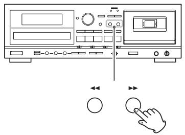 TEAC AD-RW900 - Robinage/rembobinage d'une cassette - 1