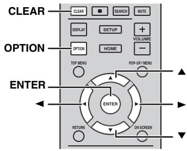 YAMAHA MCR-750 - Utilisation du menu d'options de l'afficheur du panneau avant - 1
