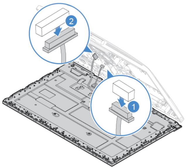 LENOVO Ideacentre AIO V530-22ICB - Mettez l'ordinateur hors tension et patientez plusieurs minutes jusqu'à son refroidissement à partir de la panneau de l'écran LCD. - 5