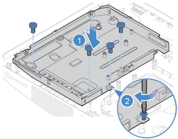 LENOVO Ideacentre AIO V530-22ICB - Remplacement du cadre de la carte mère - 2