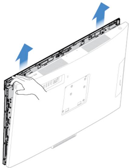 LENOVO Ideacentre AIO V530-22ICB - Mettez l'ordinateur hors tension et patientez plusieurs minutes jusqu'à son refroidissement à partir de la panneau de l'écran LCD. - 4
