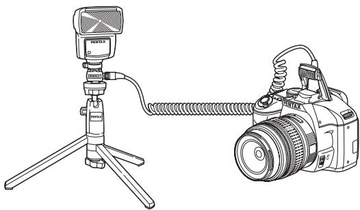 PENTAX KX+KC+18-55 - En cas de couplage avec le flash incorporé - 1