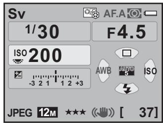PENTAX KX+KC+18-55 - Tournez la molette pour régler la sensibilité. - 2